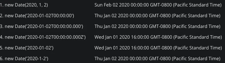 new date results